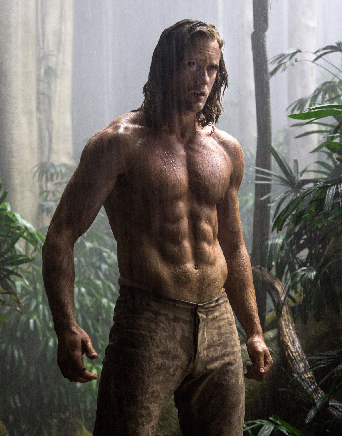 Herec Alexander Skarsgard ako Tarzan na zábere...