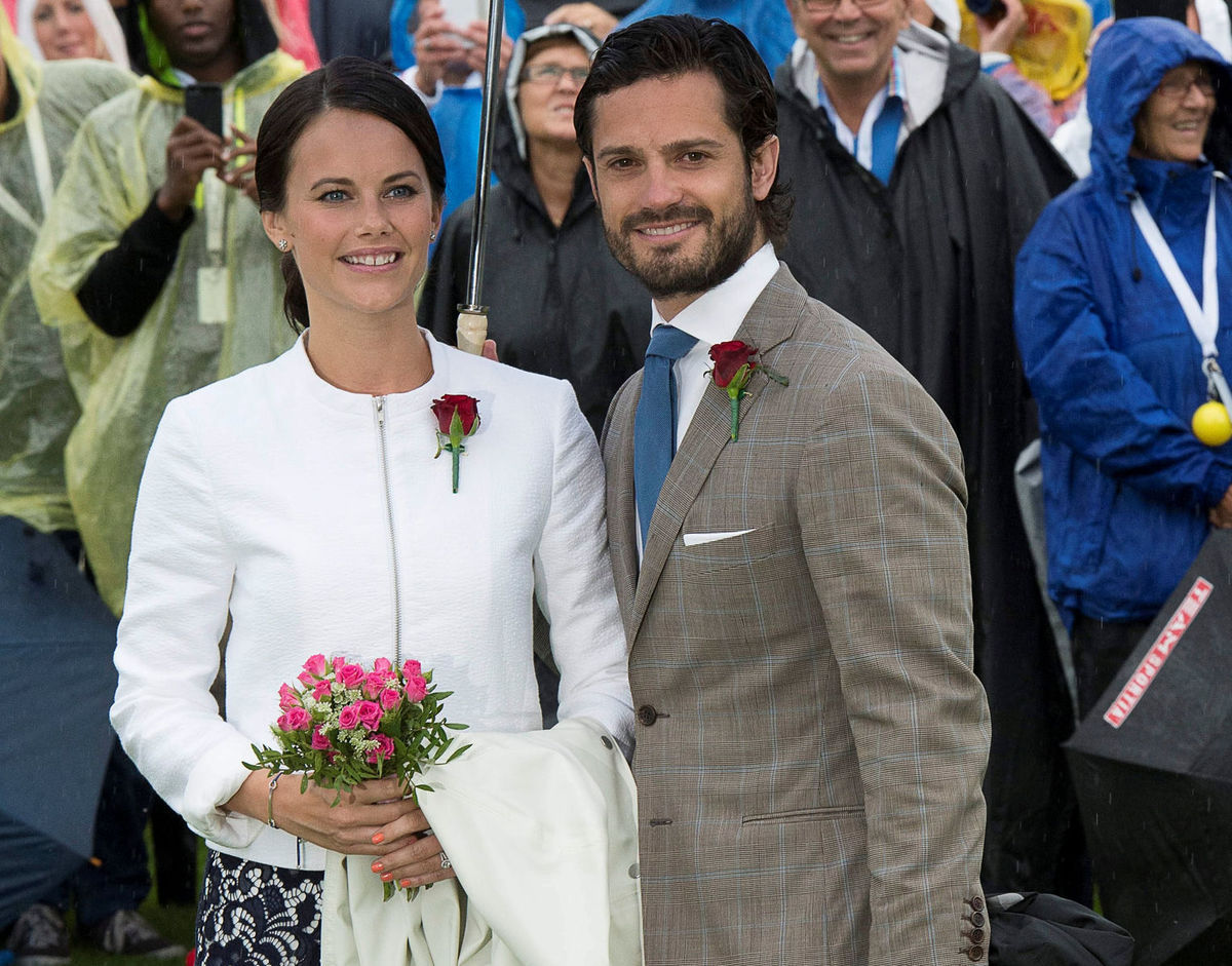 Princezná Sofia a princ Carl Philip na...