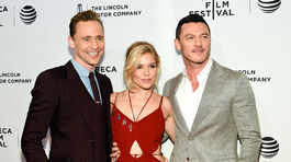 Tom Hiddleston, Sienna Miller a Luke Evans