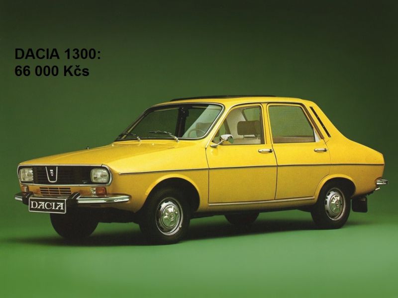 K licenčným západným autám patrila aj Dacia 1...