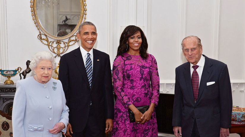 kráľovná Alžbeta II., Obama, princ Phillip