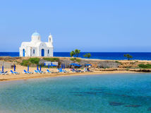 Cyprus, pobrežie Protaras, Aiya Napa, more, dovolenka, leto, pláž, ležadlá, piesok, NEST1 NEPOUZI
