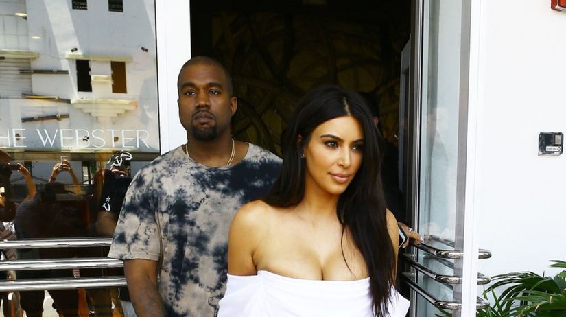 Kim Kardashian a jej manžel Kanye West 