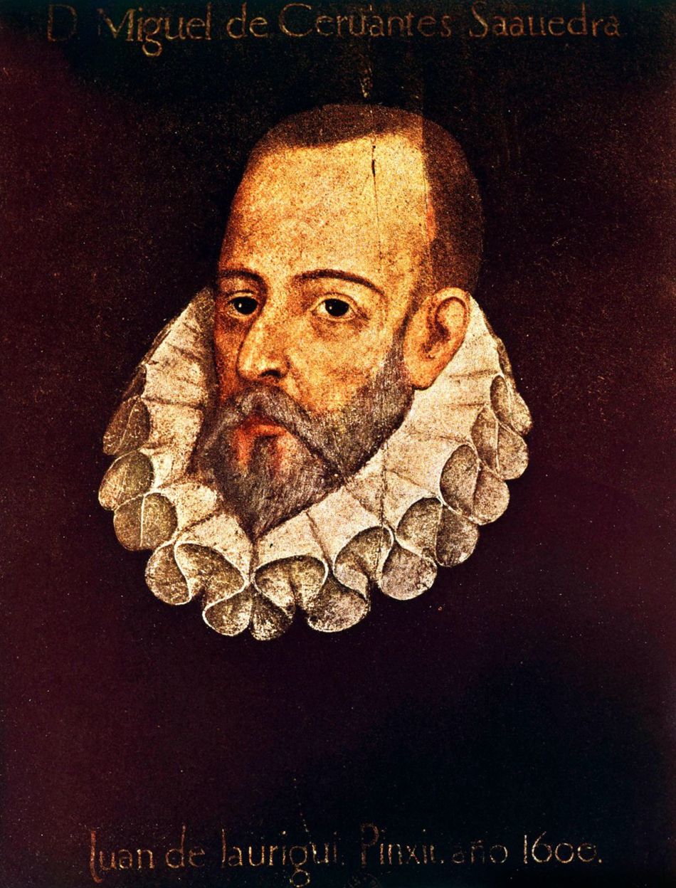 Túto podobu dal Cervantesovi (1547-1616)...