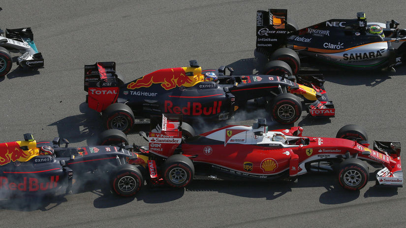 Daniil Kvjat, Sebastian Vettel, Veľká cena Ruska