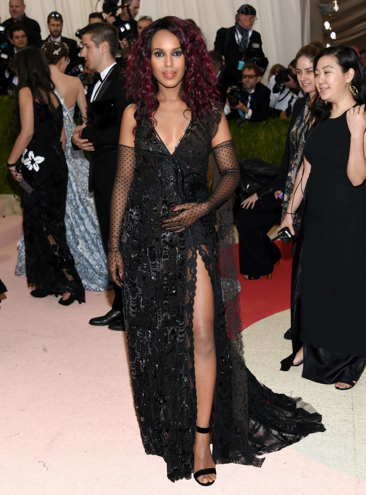 Herečka Kerry Washington v kreácii od Marca...