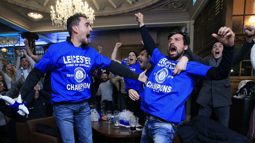 Leicester City, fanúšikovia, radosť