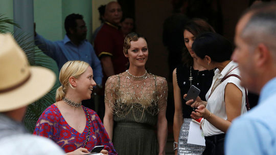 Francúzska speváčka a herečka Vanessa Paradis...