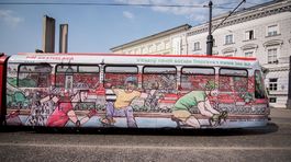 V Bratislave jazdí električka s dizajnom alternatívnej dopravy