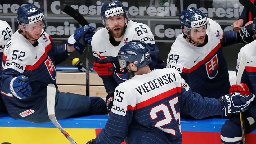 Gólová radosť slovenských hokejistov.