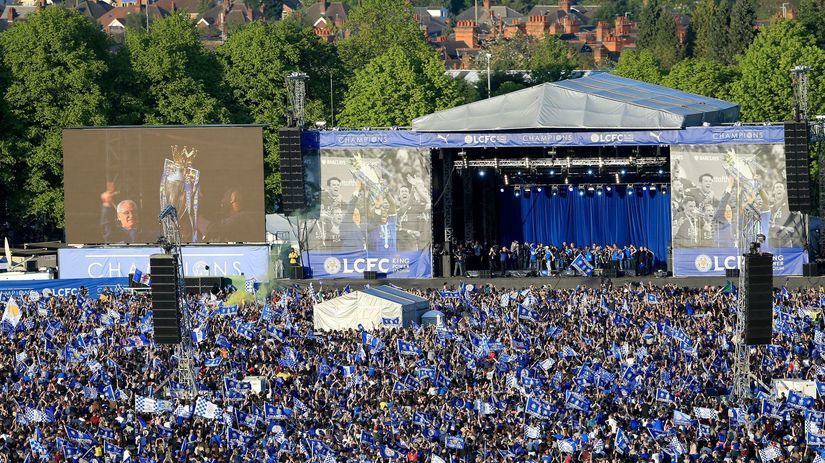 Leicester City, fanúšikovia, oslavy