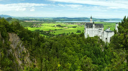 Neuschwanstein, zámok, Bavorsko, hrad, Nemecko