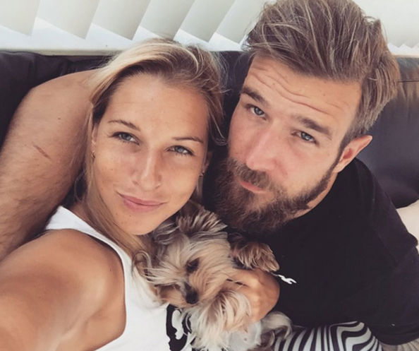 Dominika Cibulková s partnerom Michalom Navarom.
