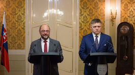 Fico sa stretol so Schulzom, hovorili o prioritách predsedníctva v EÚ
