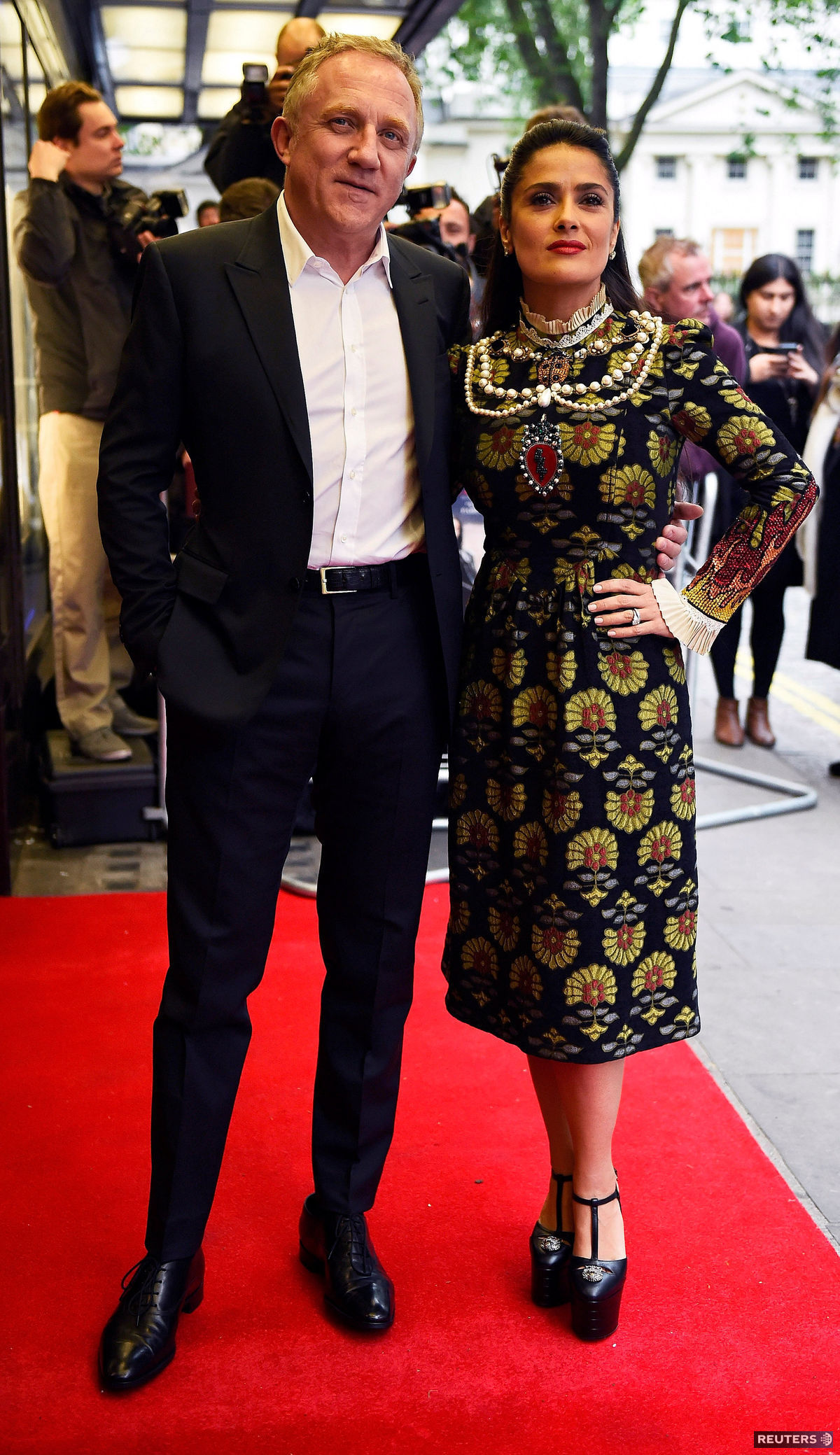 Herečka Salma Hayek a jej manžel Francois-Henri...