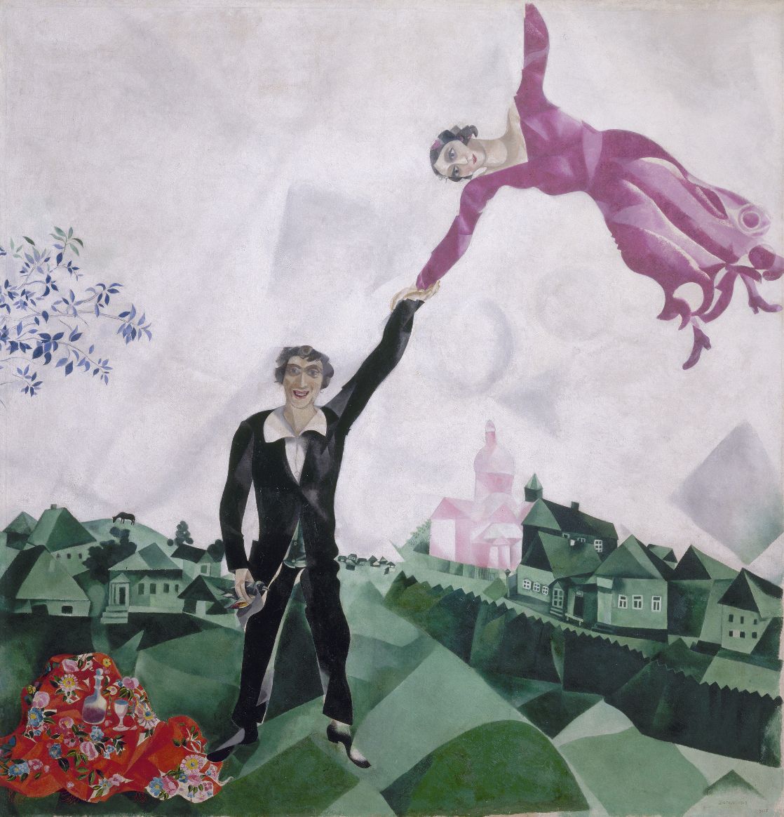 Marc Chagall: Prechádzka (1917-1918)