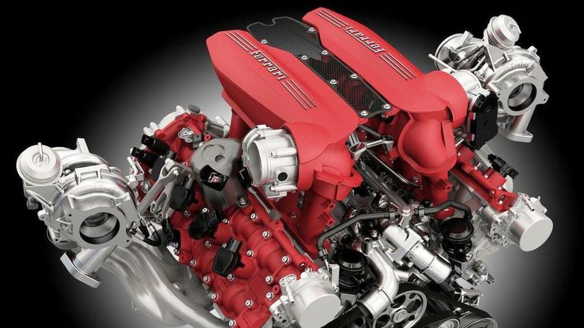 Preplňovaný 8-valec 3,9 Turbo z Maranella...