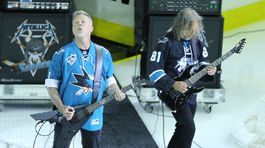 Metallica zahrala americkú hymnu, ale San Jose k výhre nepomohla