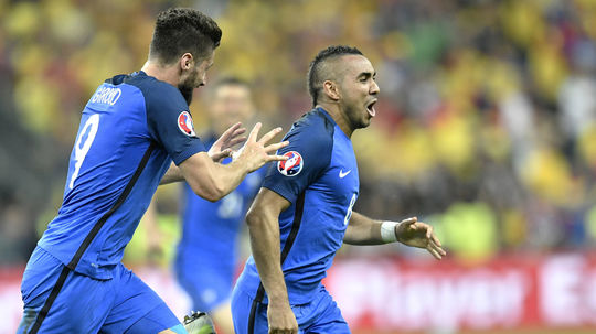 dimitri payet, francúzsko, rumunsko, uefa euro