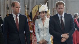 princ William, vojvodkyňa Kate, princ Harry