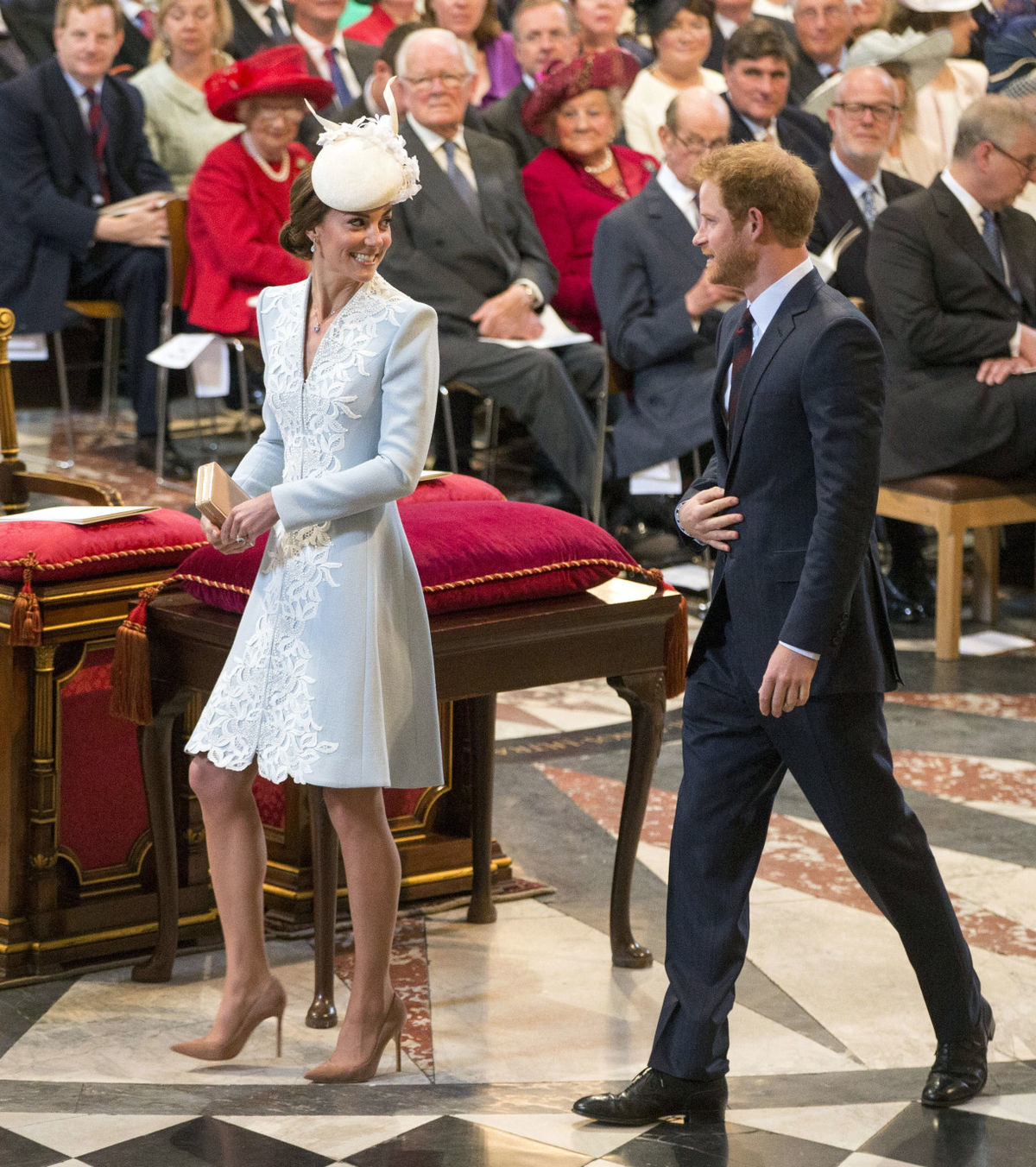 Vojvodkyňa Catherine z Cambridge a princ Harry...