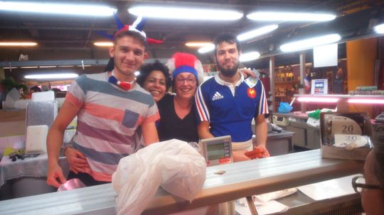 francúzsko, rybí trh,