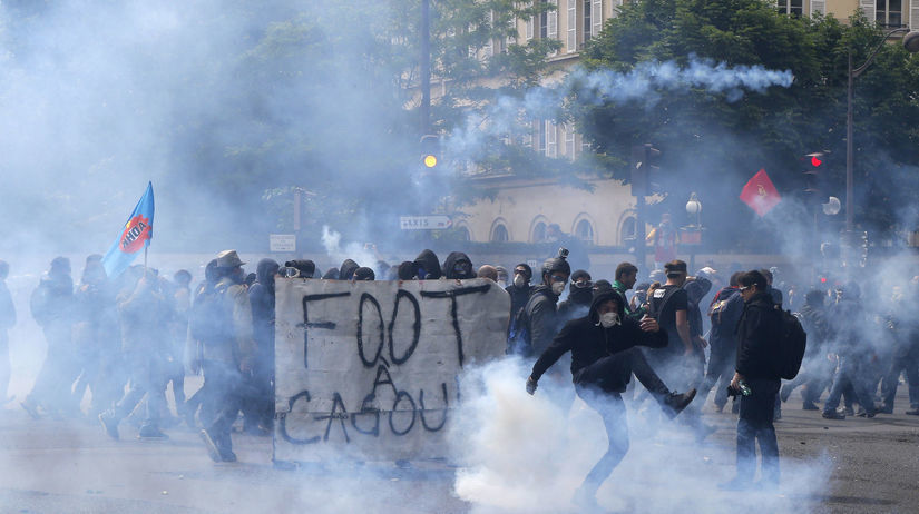 Paríž, protesty