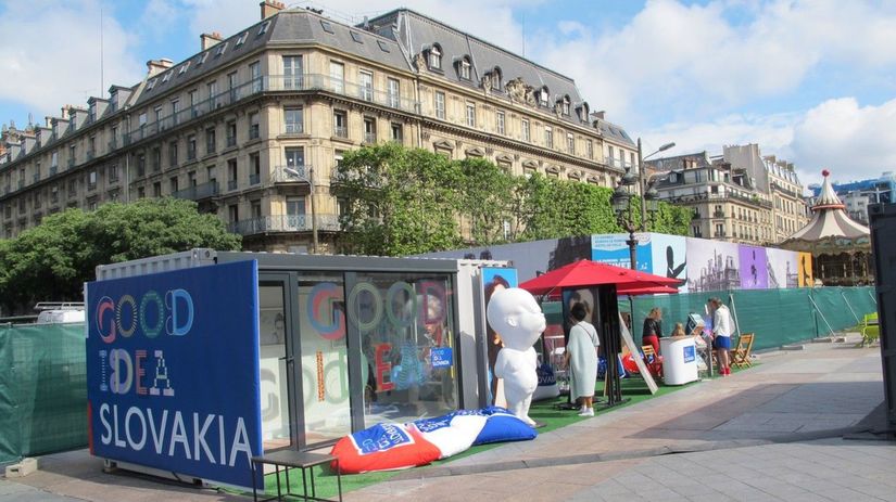 Slovenská expozícia na podujatí Námestie Európy...
