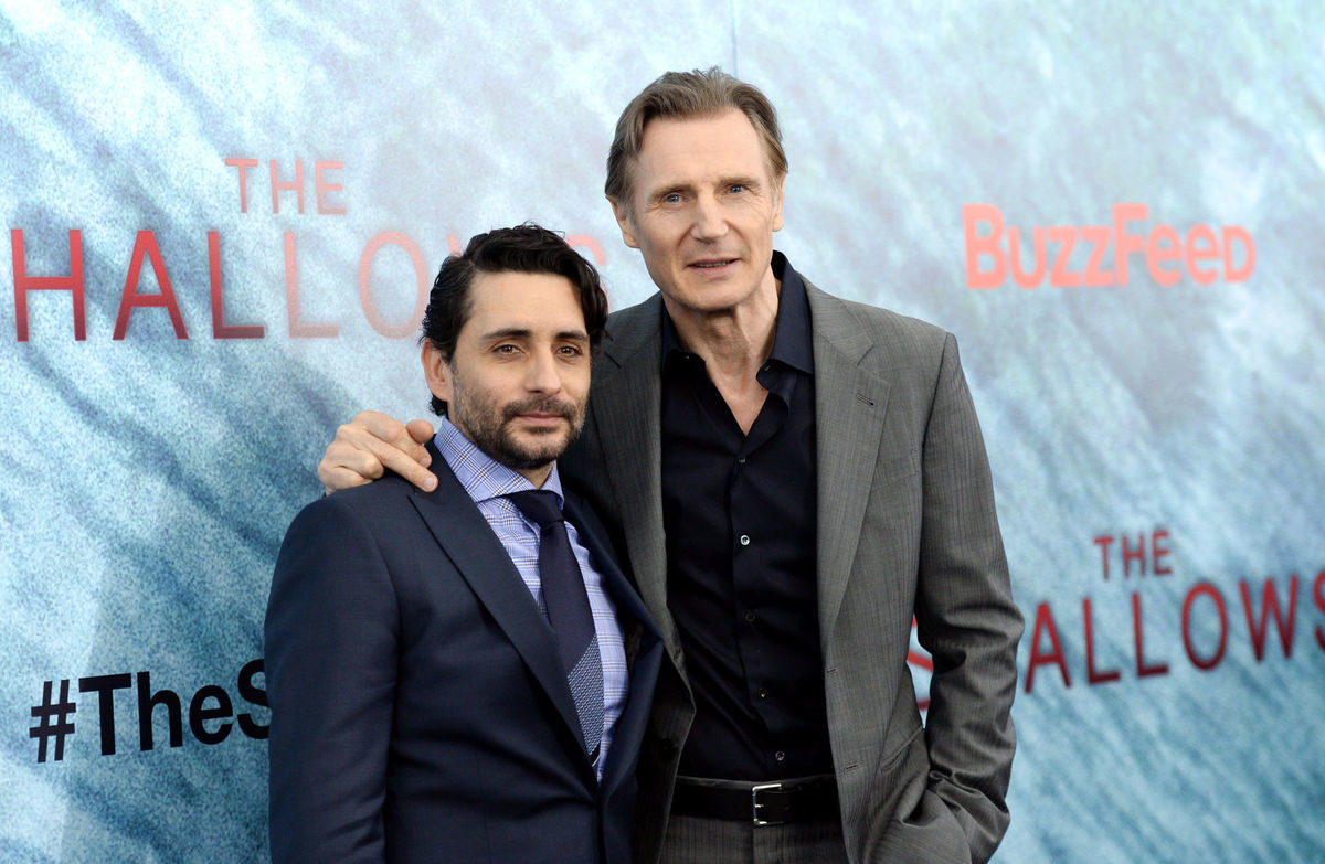 Režisér Jaume Collet-Serra (vľavo) a herec Liam...