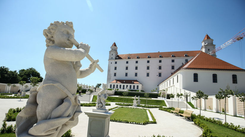 baroková záhrada, bratislavský hrad