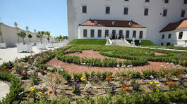 Baroková záhrada na Bratislavskom hrade.