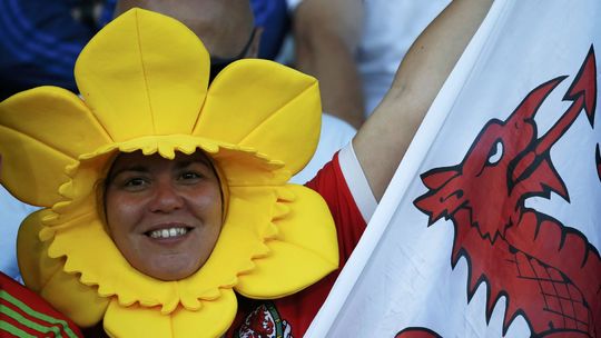 Wales, fanúšička,