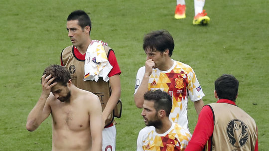 Euro 2016, Španielsko, smútok