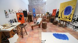 Rekonštrukcia Miróovho mallorského ateliéru. Miró danubiana
