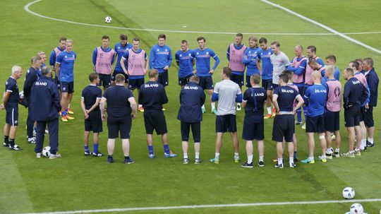 Euro 2016, Island, tréning