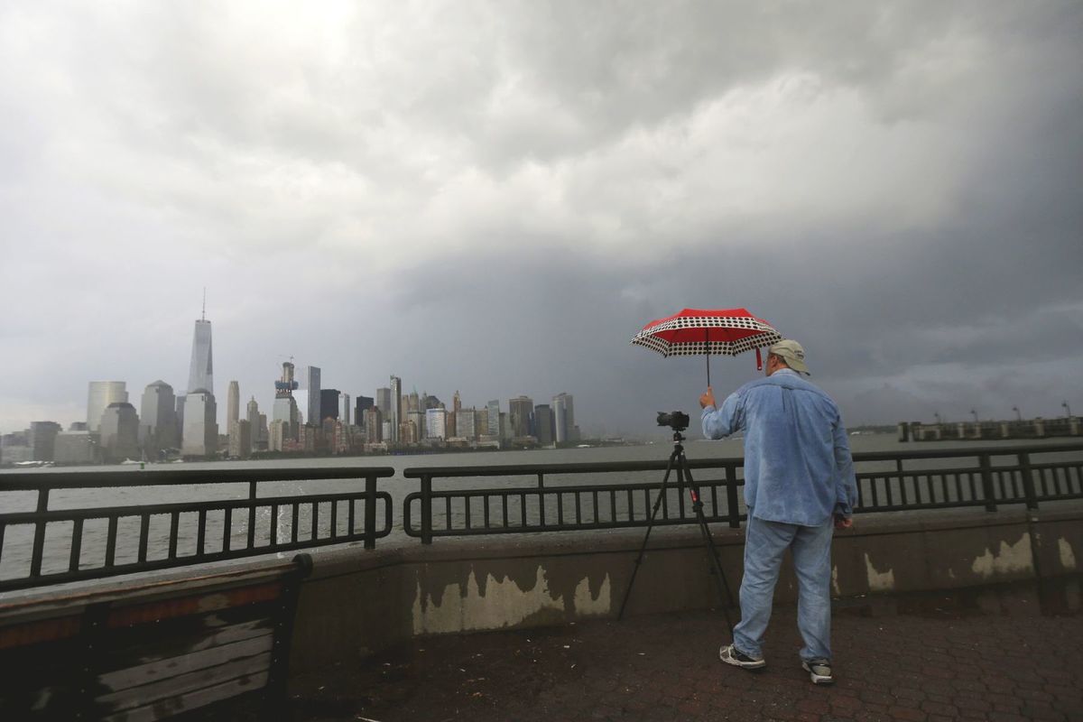 New Jersey Daily, New York, fotenie, dážď, prší, dáždnik, fotograf