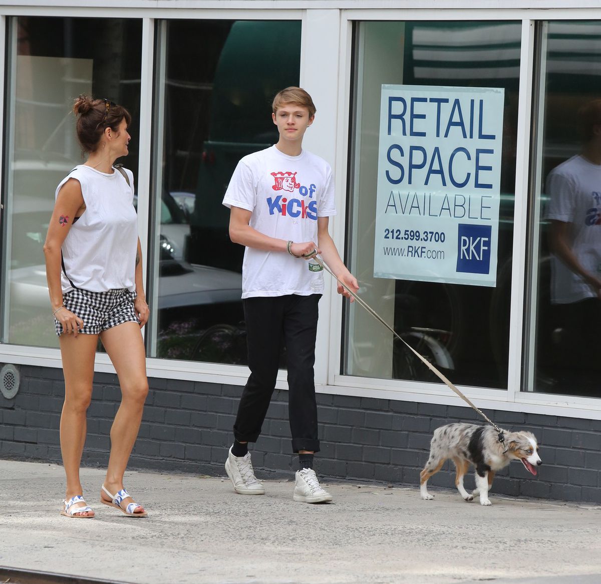 Helena Christensen a jej syn Mingus na...