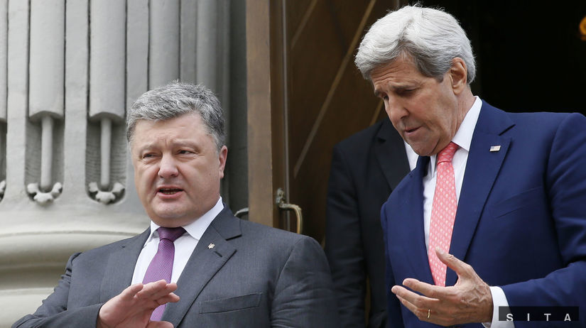 John Kerry, Petro Poroshenko