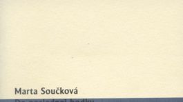 Marta Součková: Do poslednej bodky 
