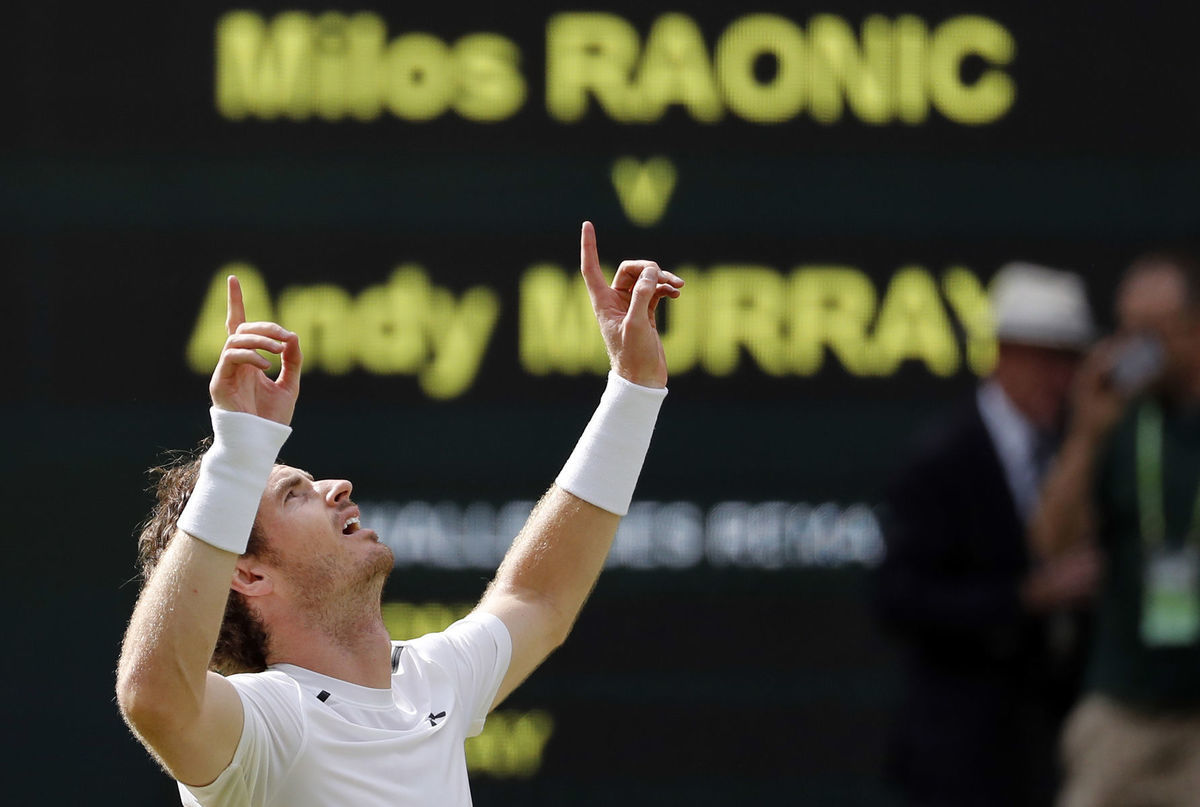 Brit Andy Murray, obhajca titulu vo Wimbledone.