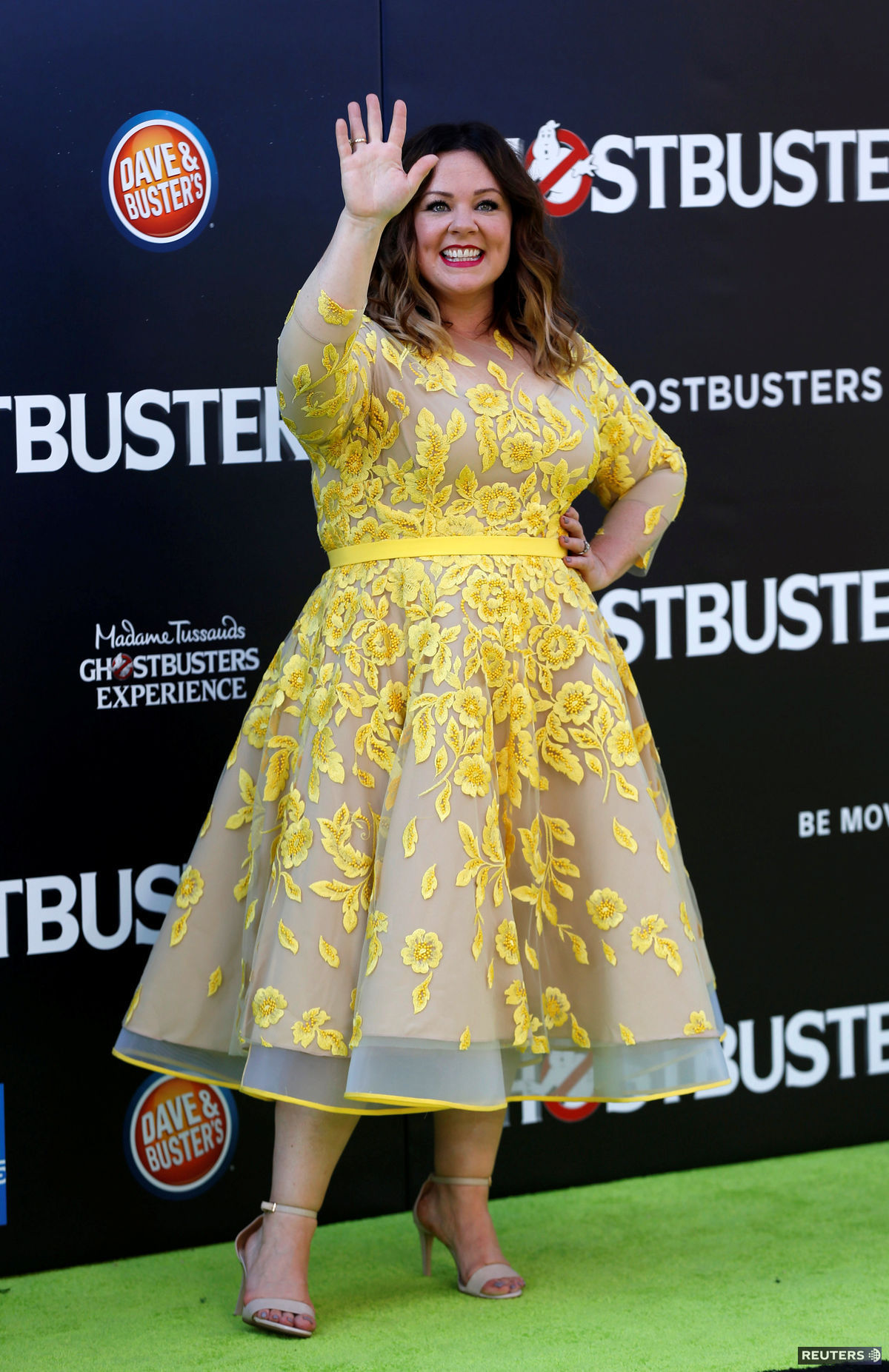 Melissa McCarthy na premiére Krotiteľov duchov...