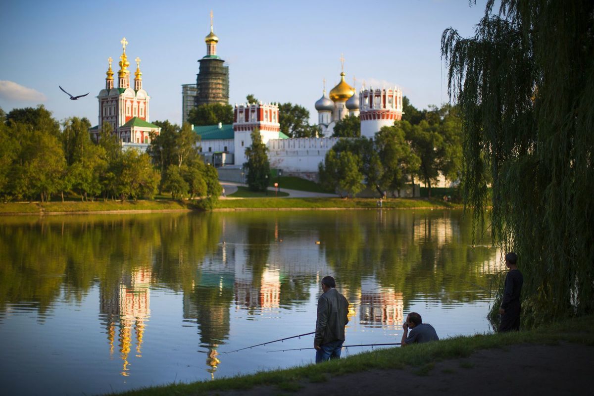 Novodievčí monastier, Moskva, Rusko, história, rybník
