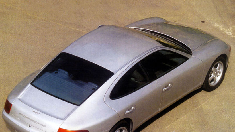 Dizajn zadnej časti inšpiroval neskôr Porsche...