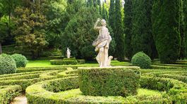 Giardino Giusti, Verona, Taliansko, záhrada, zeleň