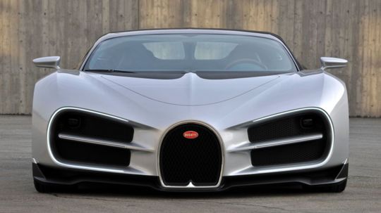 Bugatti Chiron - pôvodný návrh