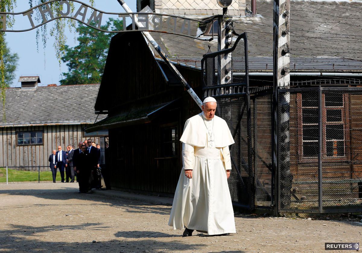 pápež František, koncentračný tábor Auschwitz