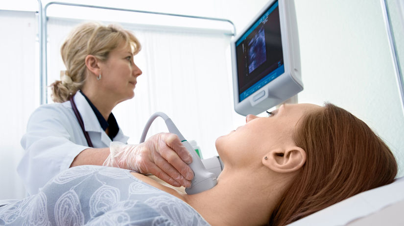vyšetrenie, štítna žľaza, ultrazvuk