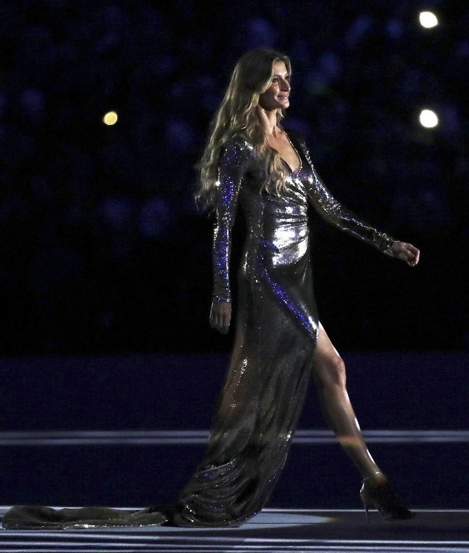 Topmodelka Gisele Bündchen na slávnostnom...
