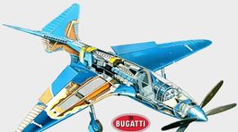 Bugatti 100P - lietadlo replika