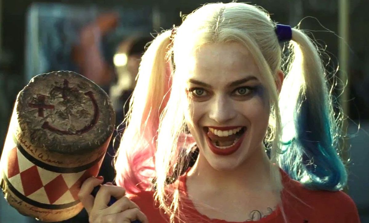Margot Robbie ako Harley Quinn.